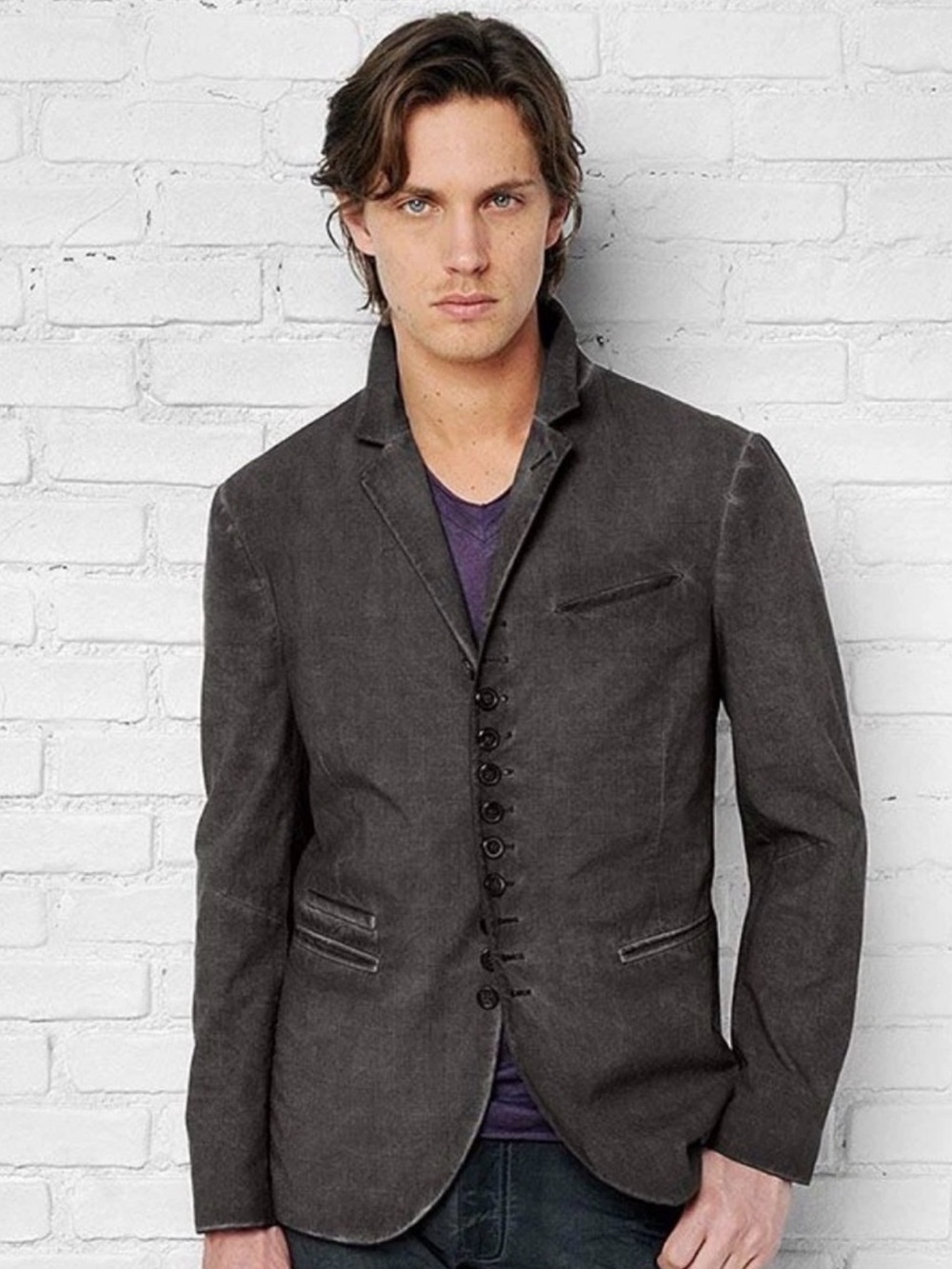 John Varvatos Woodward Multibutton Artisan Jacket EU 50/US 40